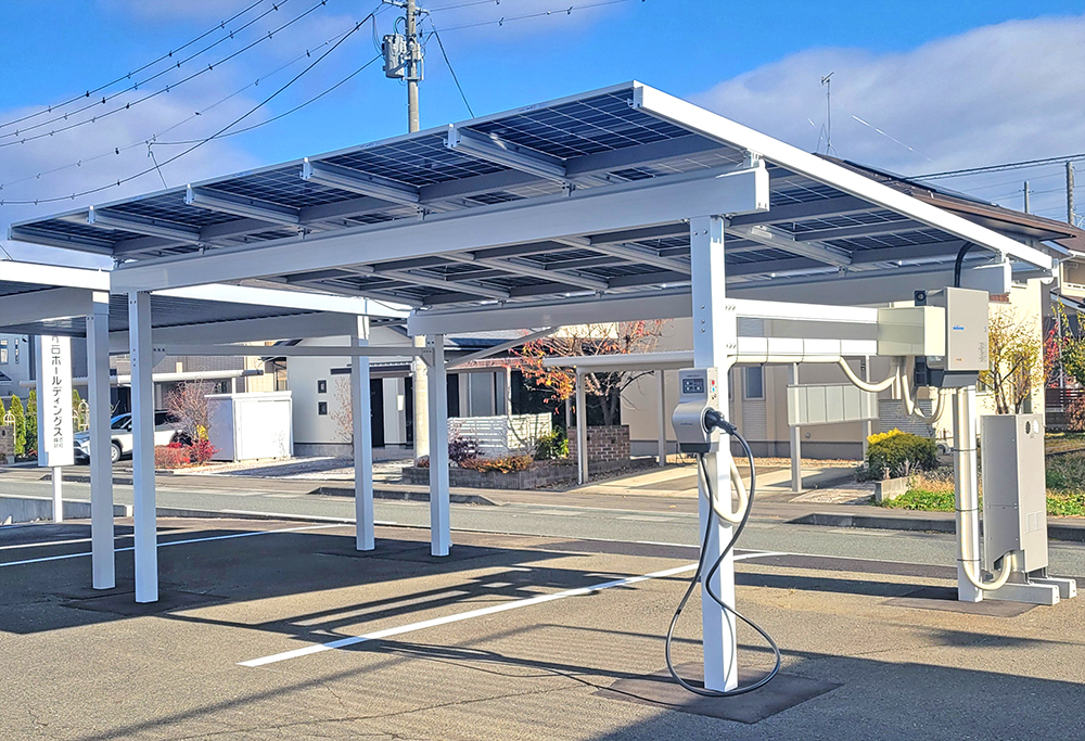 岩手県矢巾町　当社駐車場